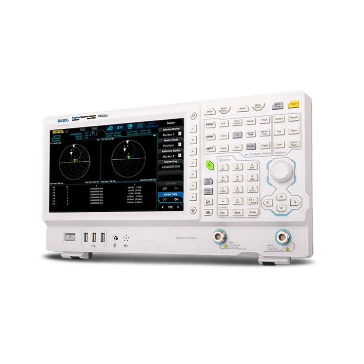 RIGOL RSA3030N-OCXO 3 GHz Real-Time Spectrum Analyzer, left view (RSA3000 Series shown)