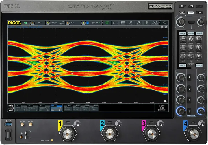 RIGOL DS80604 6 GHz 4-Channel Digital Oscilloscope, product view (DS80000 Series shown)