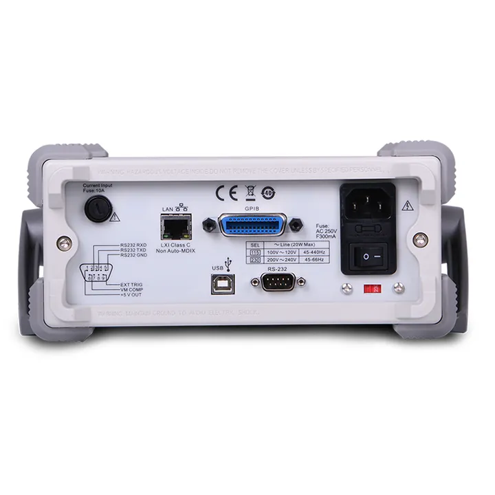 RIGOL DM3058 5½-Digit Digital Multimeter, rear view