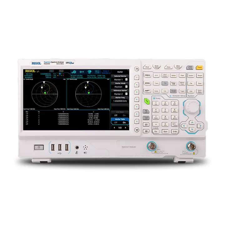 RIGOL RSA3015N-OCXO 1.5 GHz Real-Time Spectrum Analyzer, front view (RSA3000 Series shown)