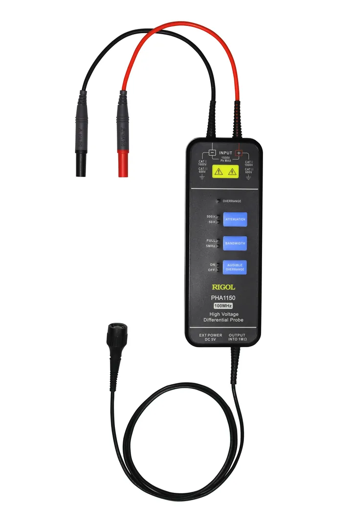 RIGOL PHA1150 100 MHz Differential Probe, front view