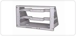 RIGOL RM-1-DG1000Z Rack Mounting Kit, front view