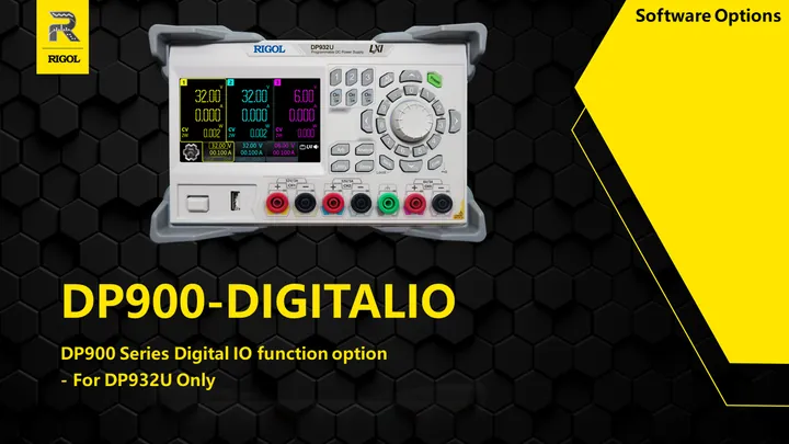 RIGOL DP900-DIGITALIO Series Digital IO function option (for DP932U only), front view