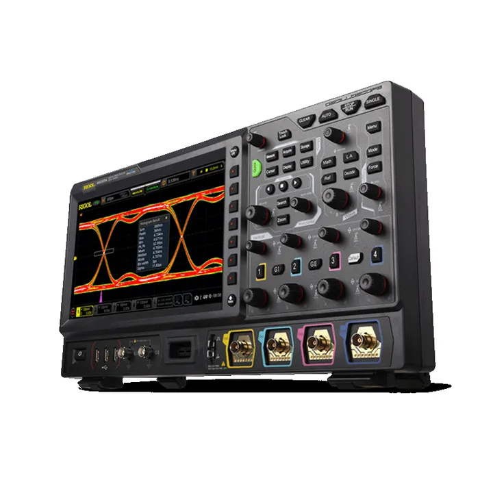RIGOL MSO8074A 750 MHz 4-Channel Mixed Signal Oscilloscope, left view (MSO8000 Series shown)