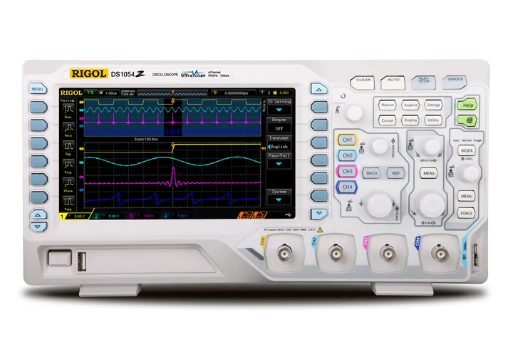 RIGOL DS1054Z 50 MHz 4-Channel Digital Oscilloscope, front view