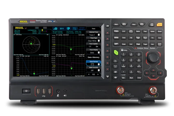 RIGOL RSA5065N 6.5 GHz Real-Time Spectrum Analyzer with Tracking Generator, front view