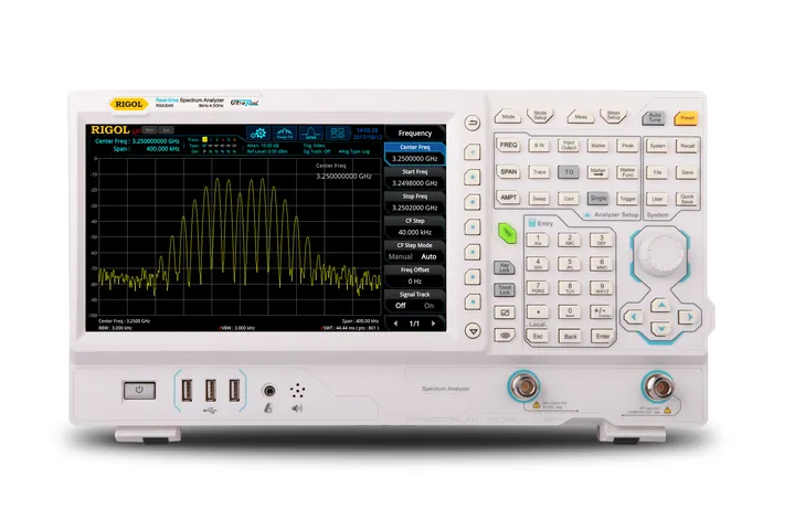 RIGOL RSA3045 4.5 GHz Real-Time Spectrum Analyzer, front view