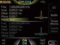 RIGOL Arb16M-DG1000Z 16M Arb memory Depth Option, front view