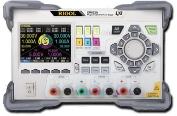 RIGOL DP811A 200 W 1-Channel Programmable DC Power Supply, product view (DP800 Series shown)