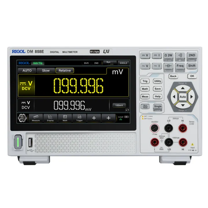 RIGOL DM858E 5½-Digit Digital Multimeter, front view