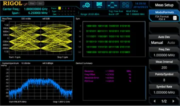 RIGOL RSA5000-VSA Vector Signal Analysis Mode Option, front view
