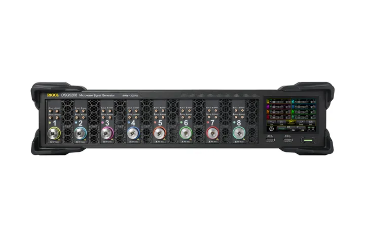 RIGOL DSG5128 12 GHz RF Signal Generator, front view