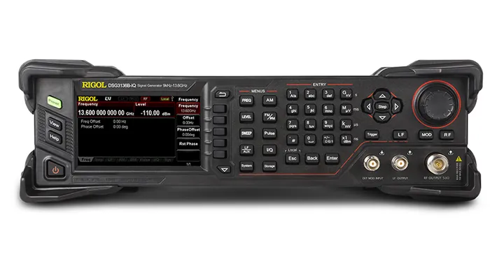 RIGOL DSG3136B-IQ 13.6 GHz RF Signal Generator, front view