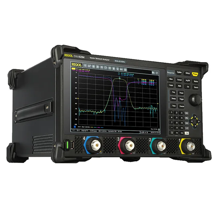 RIGOL DNA6264 26.5 GHz 4-Port Vector Network Analyzer, right view (DNA6000 Series shown)